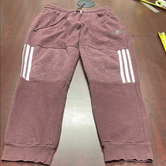 NWOt Adidas Kids Maroon Jogger Pants - Picture 1 of 8